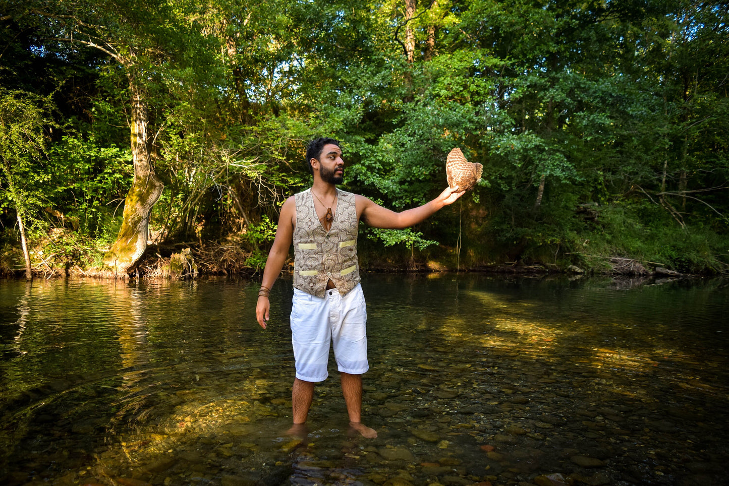 Shipibo vest, Earth colors and organic cotton, Sacred Geometry, Ayahuasca clothes, Psychedelic Clothes, Entheogen clothes, Shamanic cothes